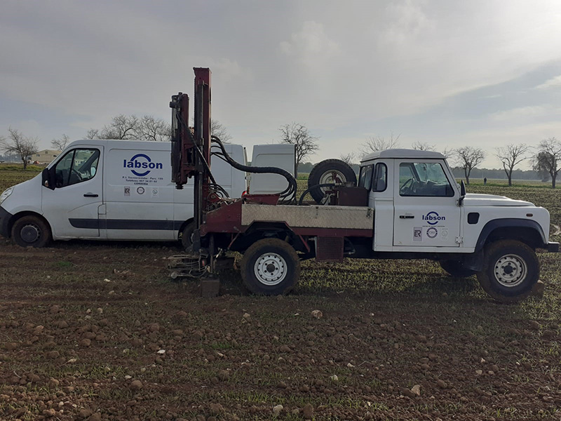 Depósito de agua en base militar de Morón de la Frontera